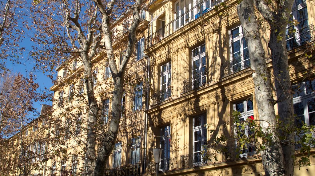 Cours Mirabeau in Winter, Aix en Provence