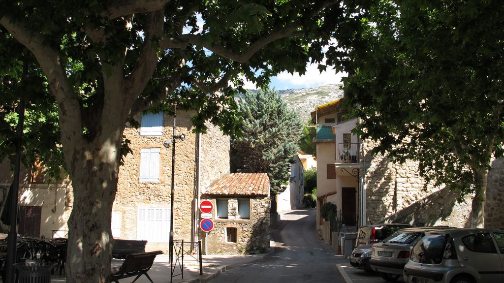 Streets of Puyloubier, a small village in Provence at the foot of the St Victoire mountain