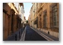 Rue Cardinale, Aix-en-Provence (opposite to the really old, medieval city; an area built in the 17th and 18th centuries)