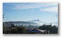 Misty St. Victoire on an otherwise bright winter day