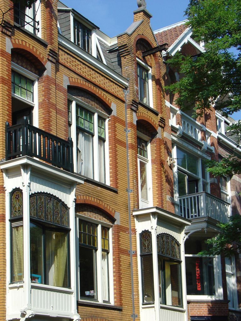 Small street in the Oud Zuid area of Amsterdam