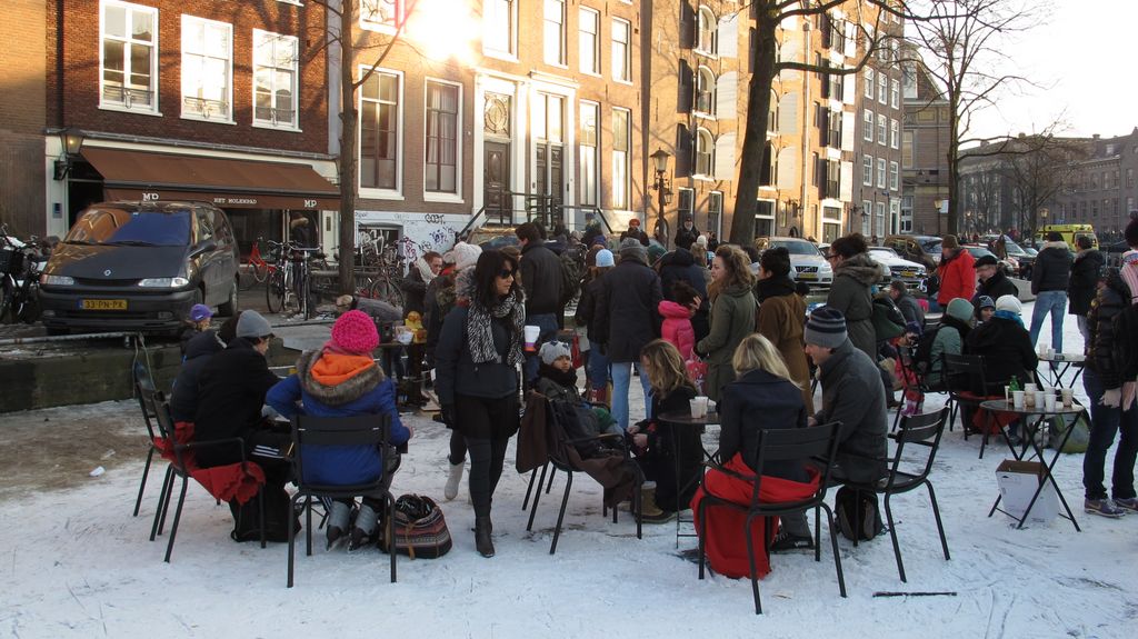 Incredible winter in Amsterdam... (Prinsengracht)