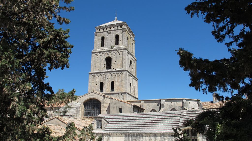 The St Trophime Church, seen from the Monastery, Arles