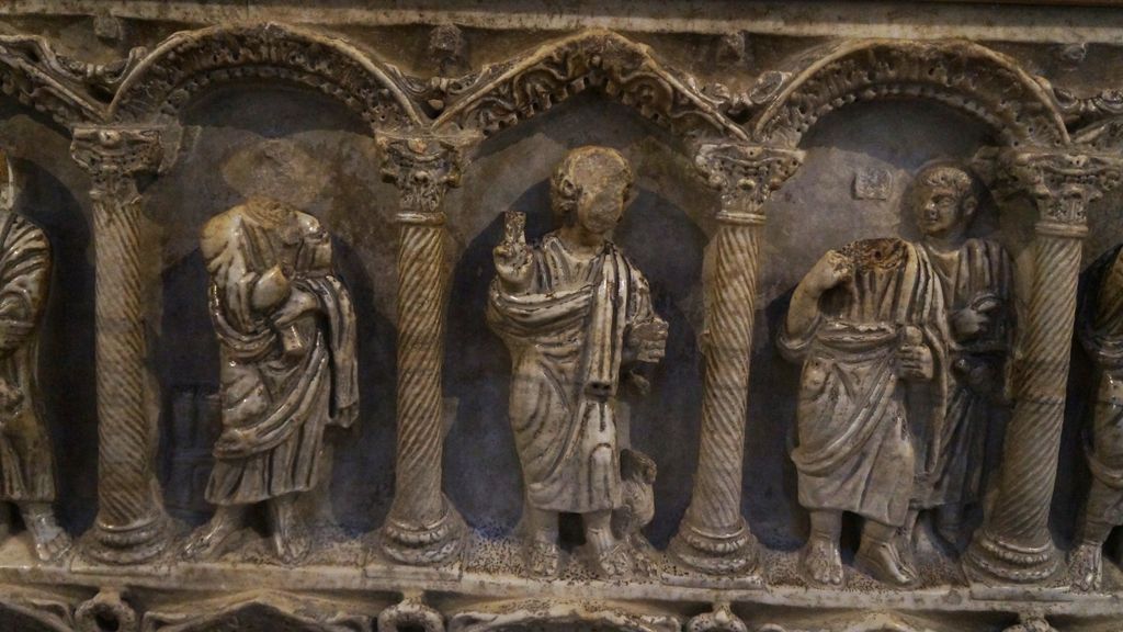 In the St. Trophime cathedral, Arles