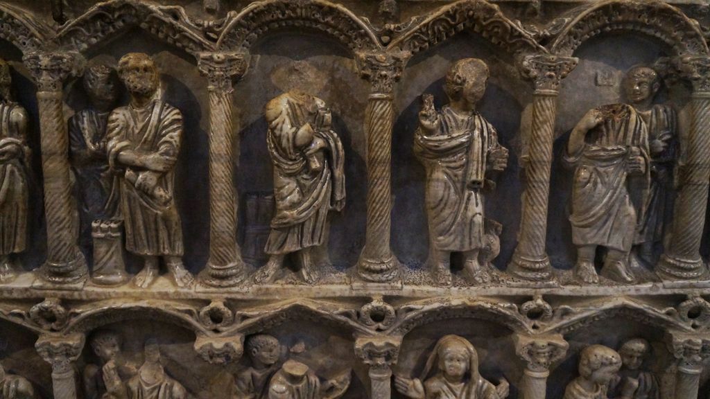 In the St. Trophime cathedral, Arles
