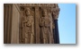 Details on the entrance of the St Trophime Cathedral, Arles