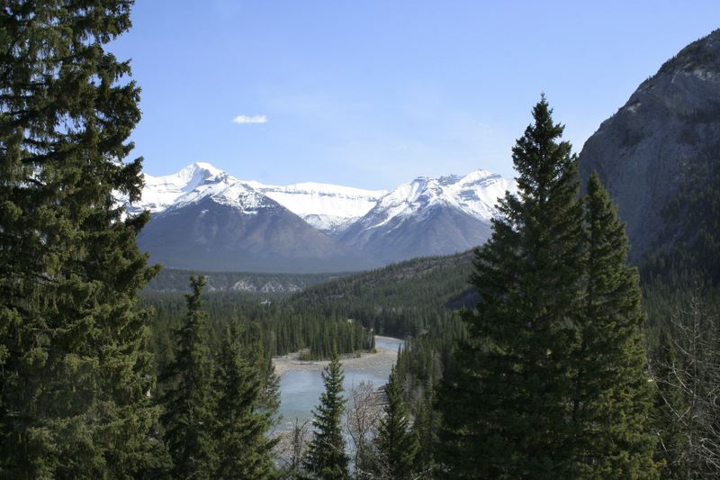 View from the Fermont Hotel, Banff, Canada