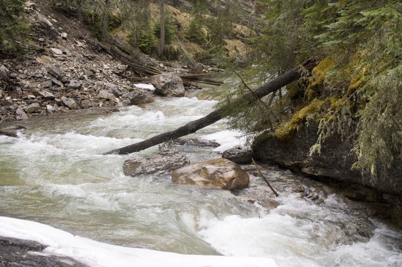 Johnston Canyon, by Banff