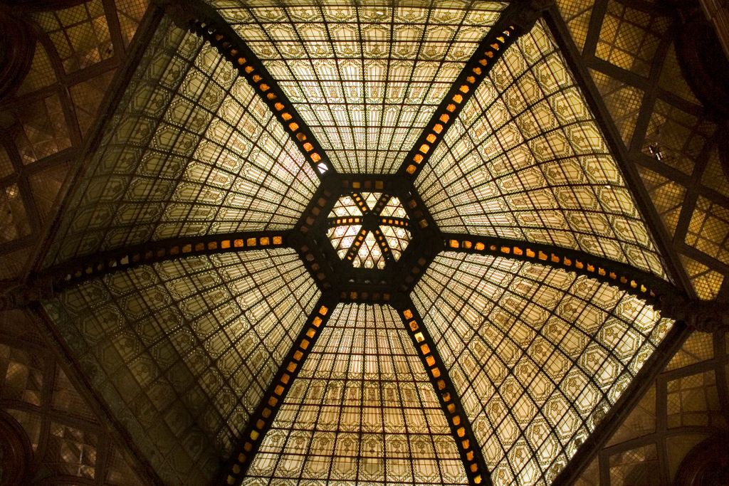 Budapest, “Párizsi udvar”, a shopping arcade in the centre of the town, built a the beginning of the 20th century in “Art Nouveau” style