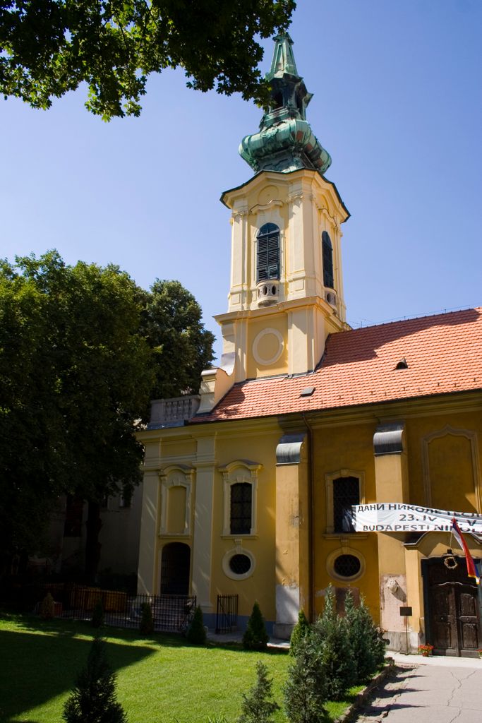 Church of the Serbian community of Budapest, in the central area of the city