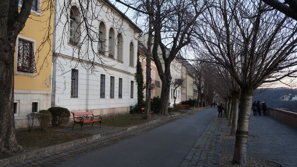 On the Castle Hill of Budapest (Tóth Árpád sétány)