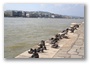 Budapest, a Holocaust memorial. The background story is that, during the 2nd World War, Hungarian Nazi-s (the so-called arrowcross movement) shot thousands of Jews directly into the Danube; that inspired this unusual memorial.