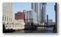 Along the Chicago River in Chicago Loop (Business area)