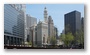 Along the Chicago River in Chicago Loop (Business area)