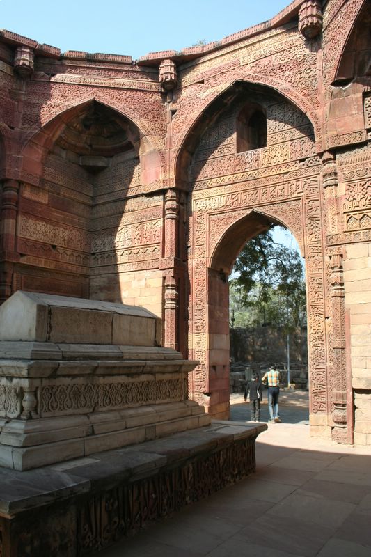 A tomb in the Quatb Minar complex