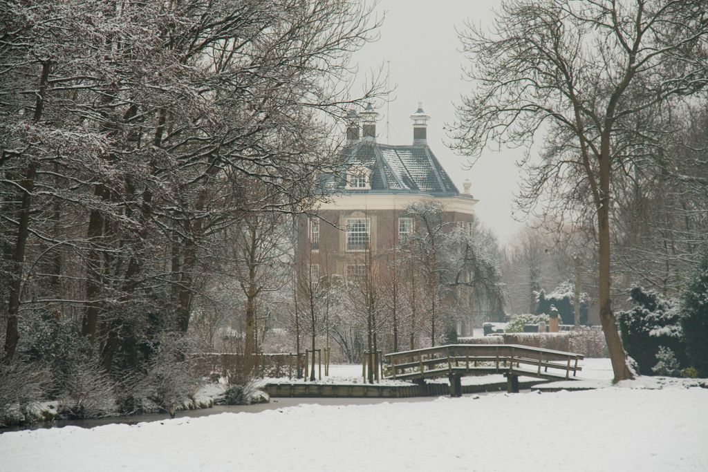 Resurgence of winter in the polder around Amstelveen...