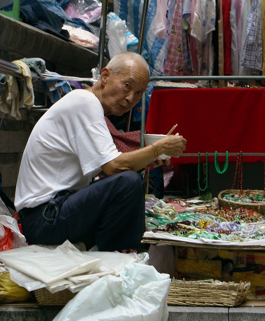 Eating man… Hong Kong