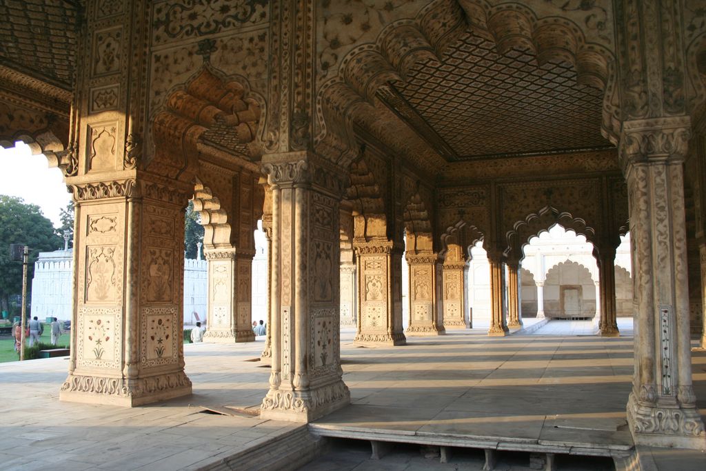 The Khas Mahal in the Red Fort, Delhi