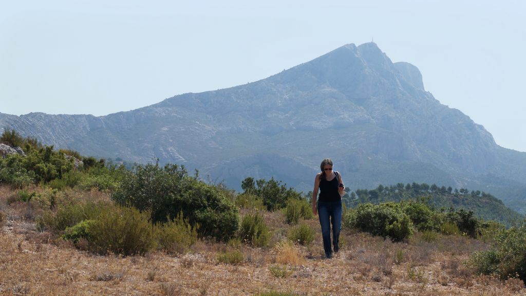 On the hill around the St. Victoire by the Barrage de Bimont, Aix-en-Provence