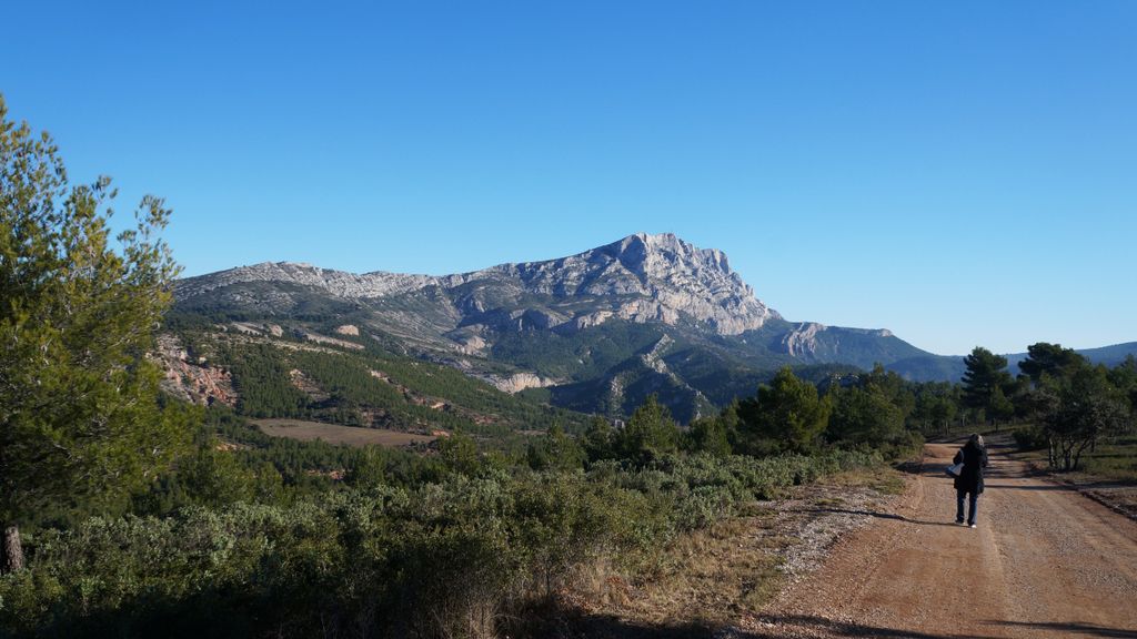 On the hillside of the St. Victoire