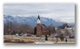 View of the mountains from Salt Lake City, USA