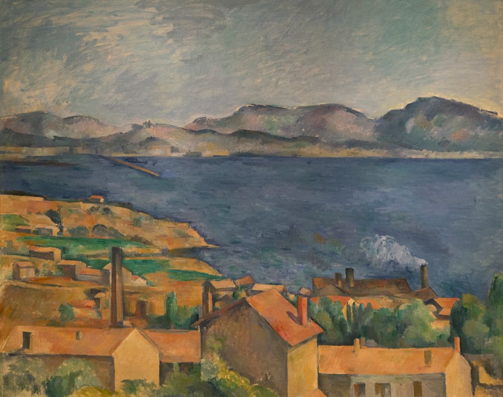 Cézanne, View of the bay of Marseille from Estaque; The Art Institute, Chicago