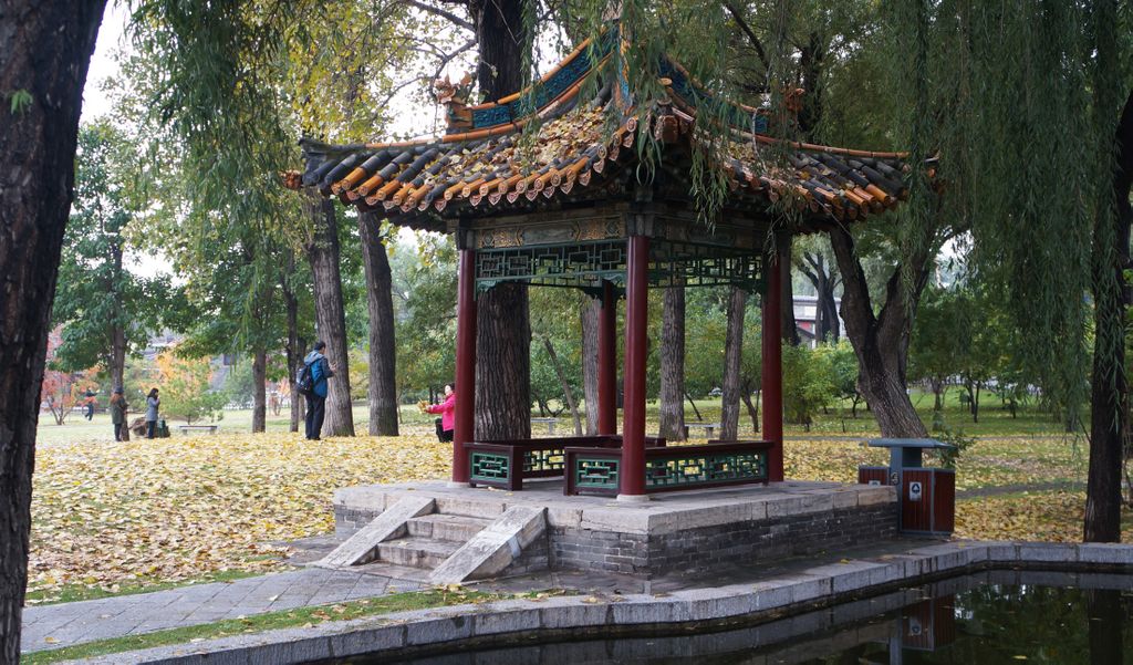 Jinci Park and Temple, Taiyuan. (It was founded about 1,400 years ago and expanded during the following centuries, resulting in a diverse collection of more than 100 sculptures, buildings, terraces, and bridges.)