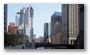 Along the Chicago River in Chicago Loop (Business area)