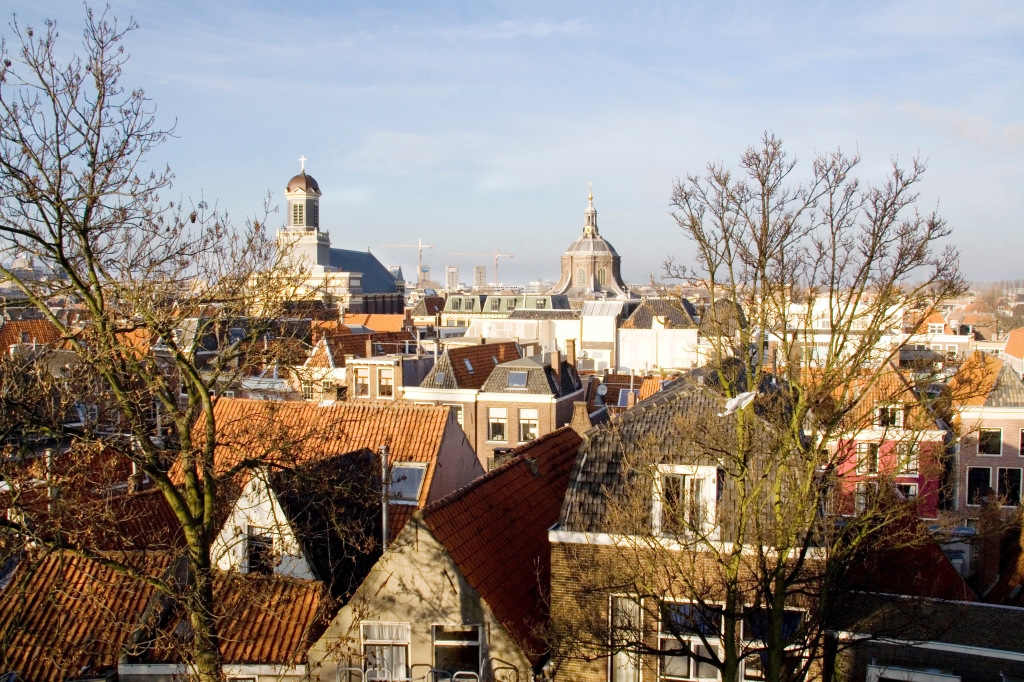 cimg_1021.jpg - Leiden, view of the city with the Marekerk from the Burcht