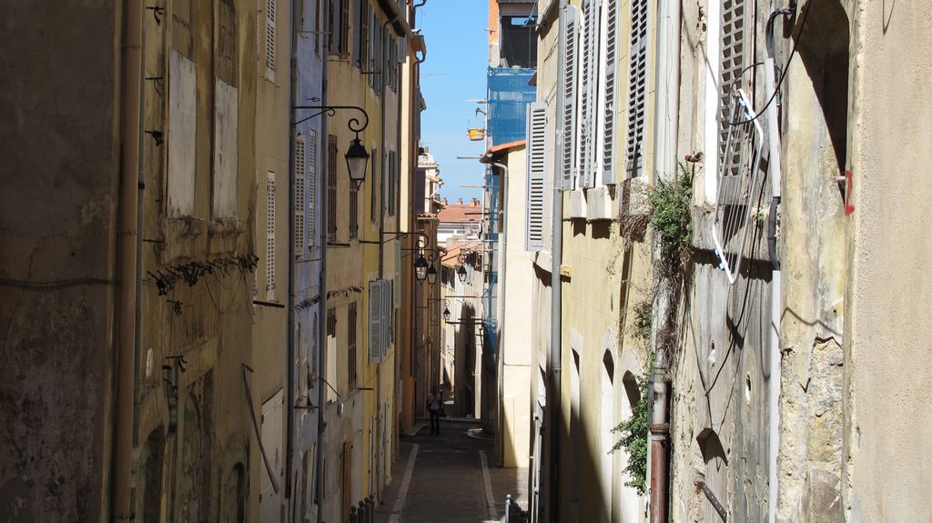 Small streets in the old area (