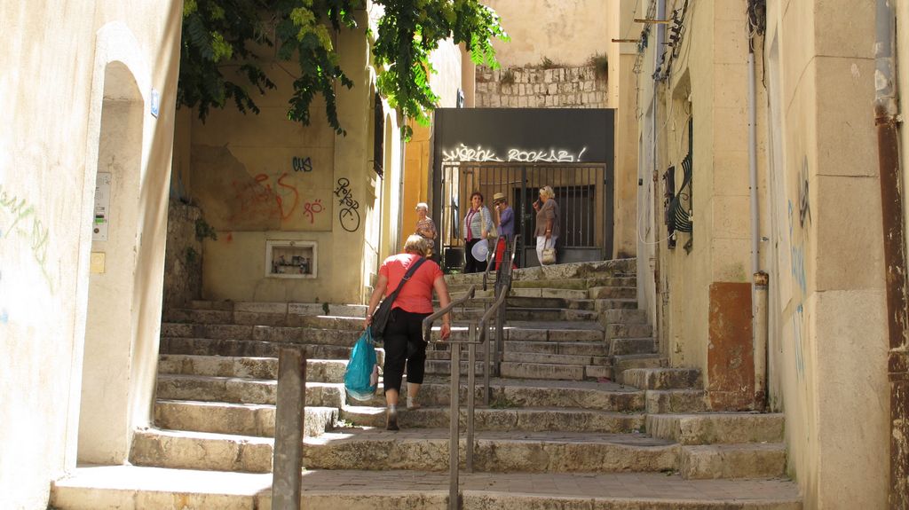 Small streets in the old area (