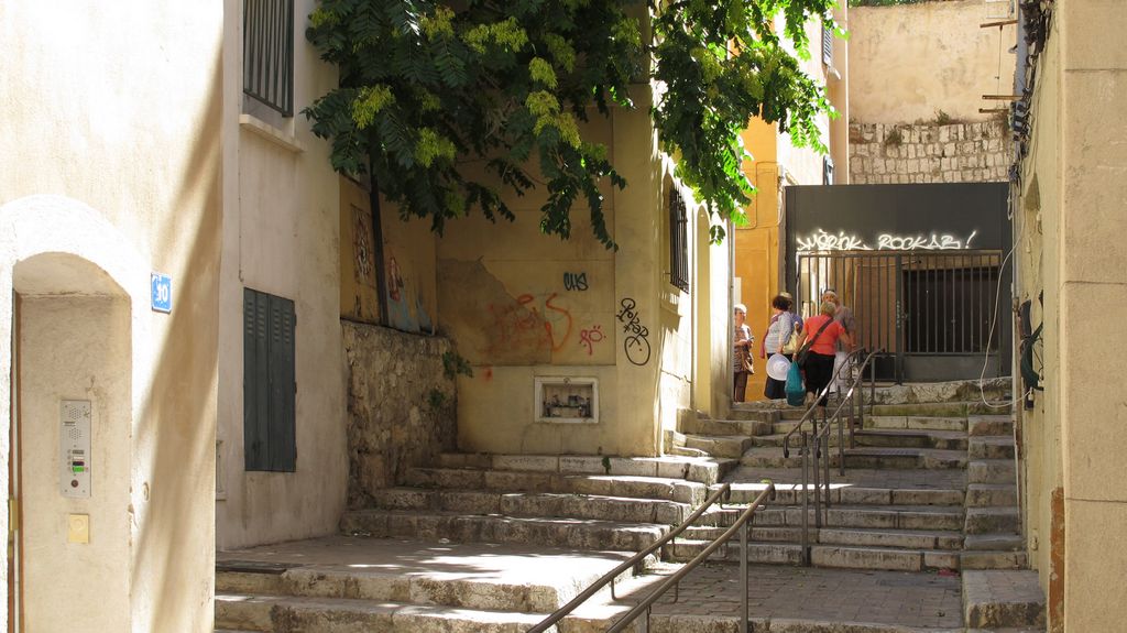 Small streets in the old area (