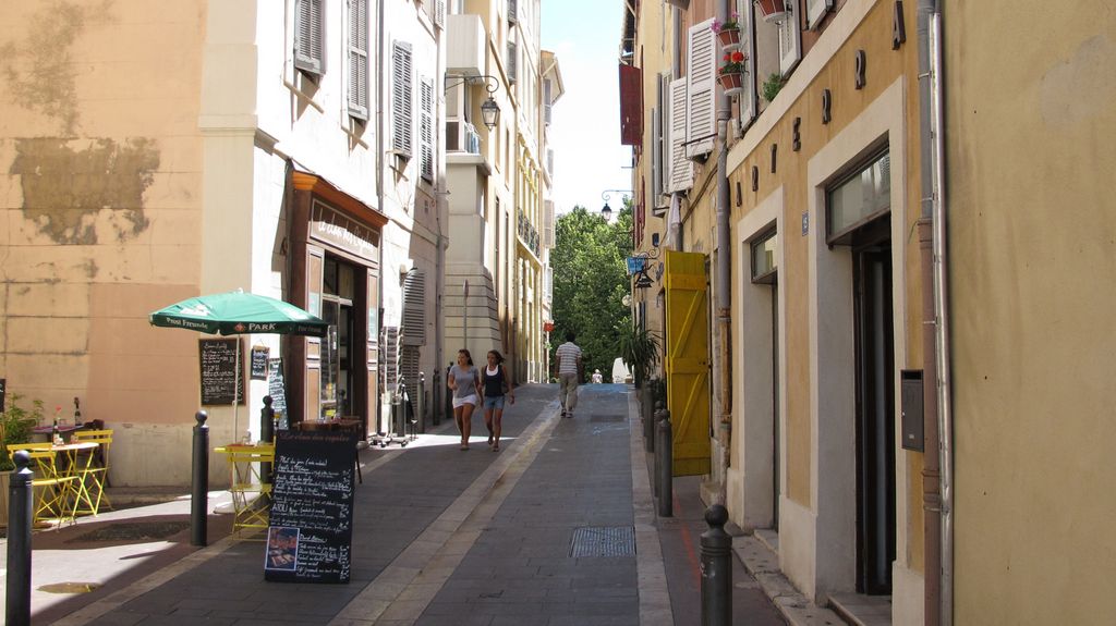 Small streets in the old area (