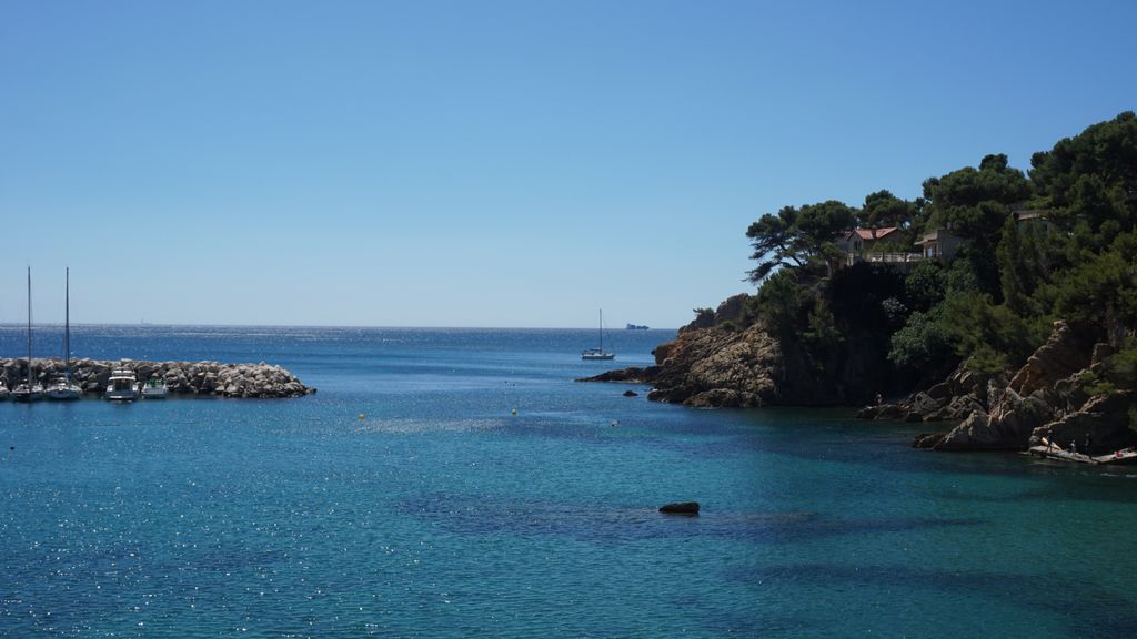 Ensuès-la-Redonne, a small resort north of Marseille, on the Côte Bleu”