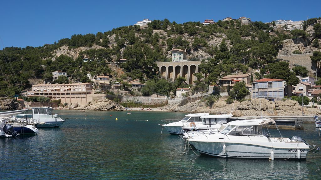 Ensuès-la-Redonne, a small resort north of Marseille, on the Côte Bleu”