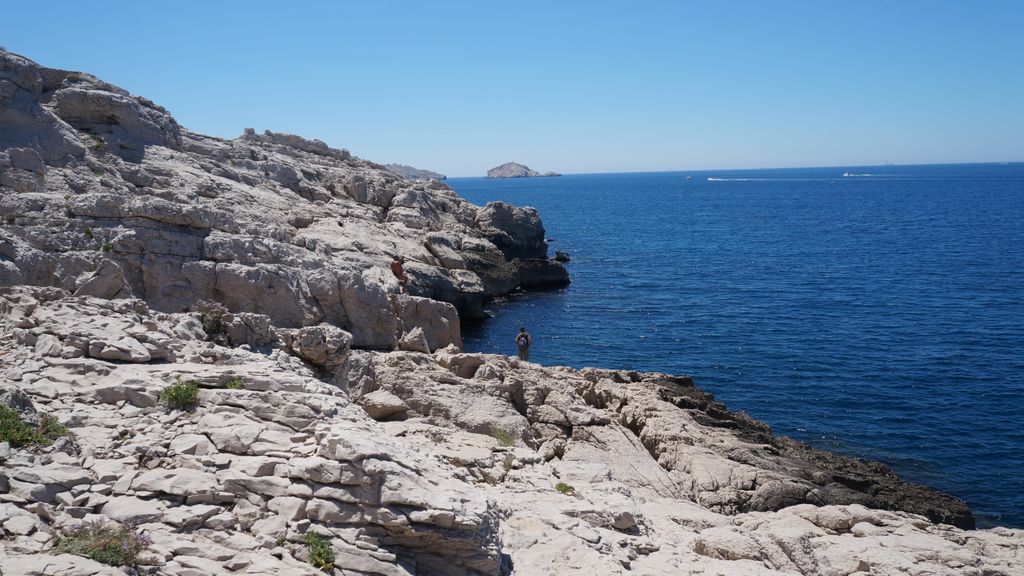 Seashore by Montredon, at the Eastern edge of Marseille