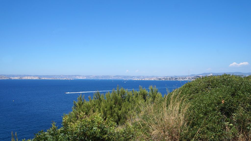 Seashore by Montredon, at the Eastern edge of Marseille