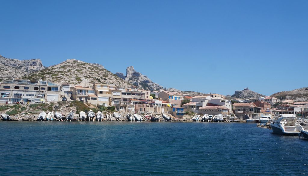 Les Goudes, a former small fishing village, now officially part of Marseille