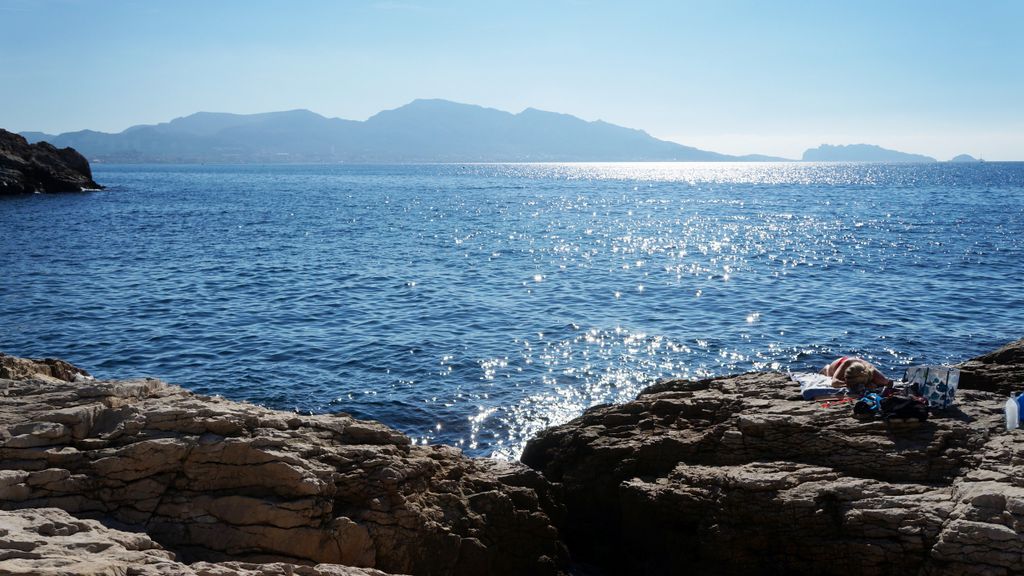 Late October sunshine an the see in Marseille...