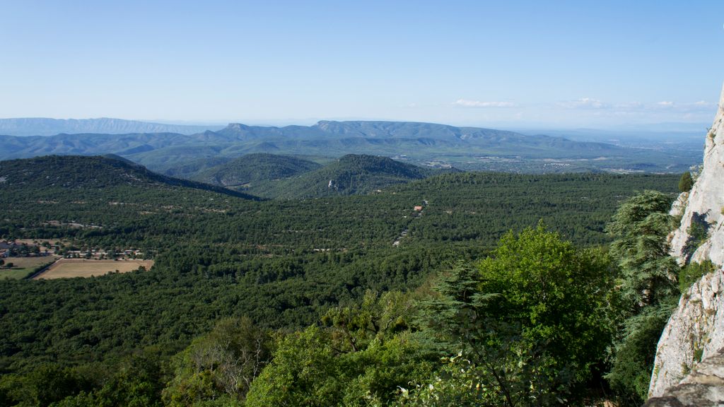 View from the Sainte-Baume, Provence