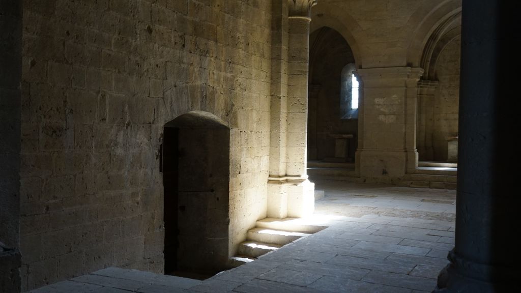 Silvacane Abbey, in La Roque-d'Anthéron, one of the three medieval Cistercian abbeys of Provence (alongside Sénanque and le Thoronet), also referred to as the “three sisters of Provence” (“les trois sœurs provençales“).