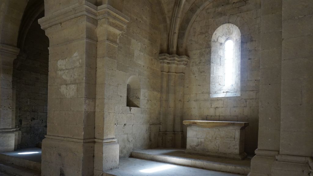 Silvacane Abbey, in La Roque-d'Anthéron, one of the three medieval Cistercian abbeys of Provence (alongside Sénanque and le Thoronet), also referred to as the “three sisters of Provence” (“les trois sœurs provençales“).