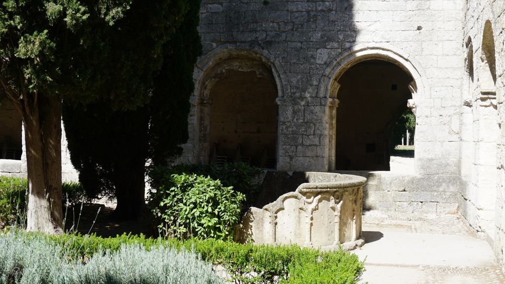 Silvacane Abbey, in La Roque-d'Anthéron, one of the three medieval Cistercian abbeys of Provence (alongside Sénanque and le Thoronet), also referred to as the “three sisters of Provence” (“les trois sœurs provençales“).