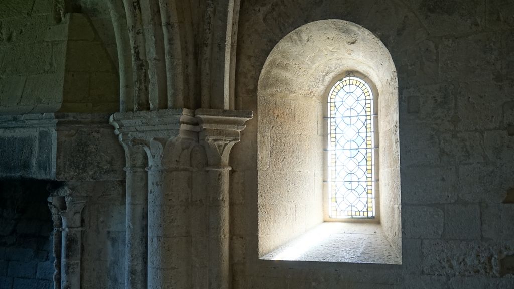 Silvacane Abbey, in La Roque-d'Anthéron, one of the three medieval Cistercian abbeys of Provence (alongside Sénanque and le Thoronet), also referred to as the “three sisters of Provence” (“les trois sœurs provençales“).