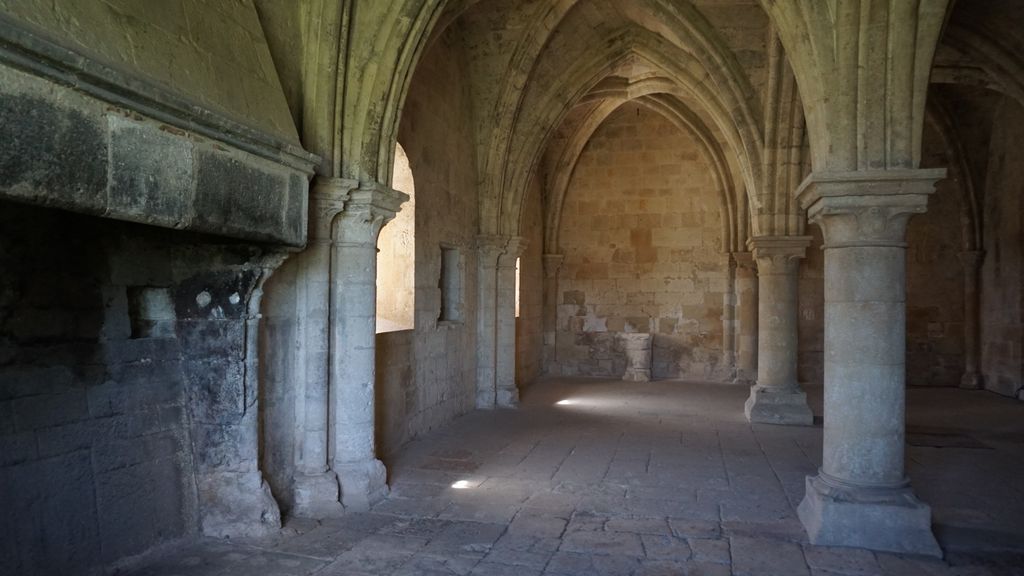 Silvacane Abbey, in La Roque-d'Anthéron, one of the three medieval Cistercian abbeys of Provence (alongside Sénanque and le Thoronet), also referred to as the “three sisters of Provence” (“les trois sœurs provençales“).