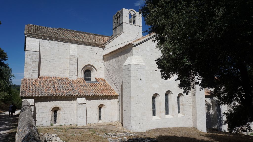 Silvacane Abbey, in La Roque-d'Anthéron, one of the three medieval Cistercian abbeys of Provence (alongside Sénanque and le Thoronet), also referred to as the “three sisters of Provence” (“les trois sœurs provençales“).