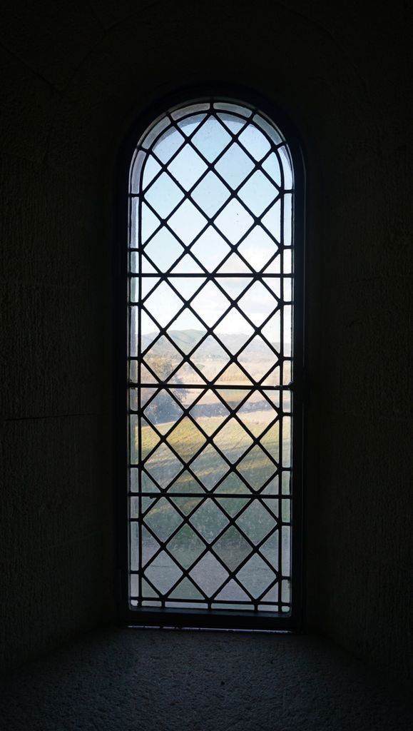 Silvacane Abbey, in La Roque-d'Anthéron, in winter lights