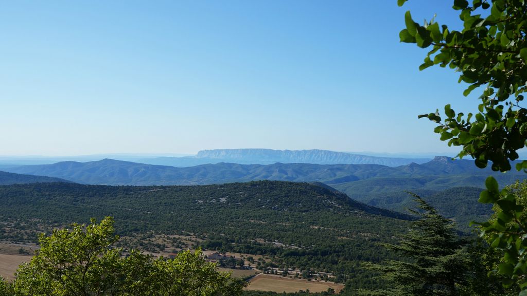 View from the Sainte-Baume, Provence