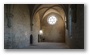 Silvacane Abbey, in La Roque-d'Anthéron, in winter lights