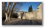 Silvacane Abbey, in La Roque-d'Anthéron, in winter lights